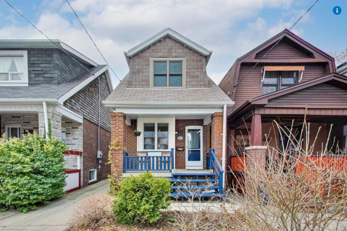 134 Woodmount Ave, two-storey, East York, Toronto, Sold $1.425 million